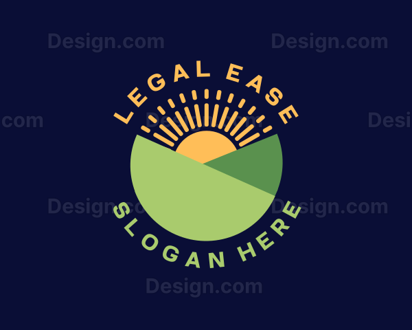 Sunrise Hill Landscape Logo