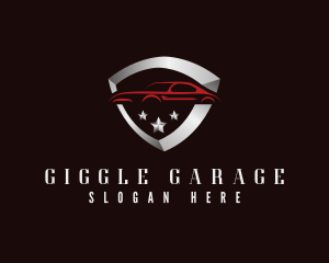 Car Shield Garage logo design