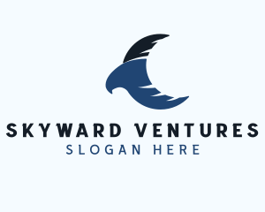 Flying Migratory Bird logo design