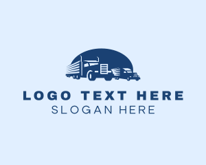 Truck Logistics Shipping logo