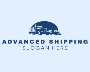 Truck Logistics Shipping logo