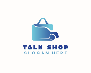 Car Shopping Bag logo design