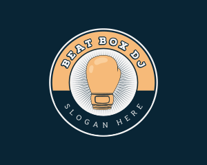 Boxing Gloves Sports logo design