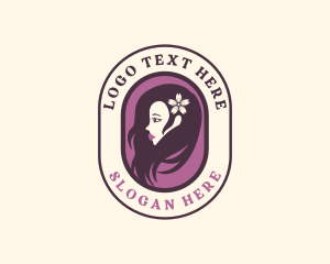 Flower Hair Woman Salon logo