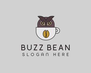 Owl Coffee Mug logo design