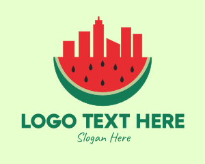 Watermelon Fruit City  logo