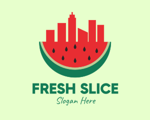 Watermelon Fruit City  logo