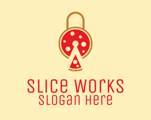 Pizza Slice Lock  logo