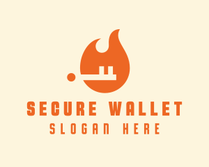 Fire Key Security logo design