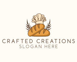 Bread Baker Toque logo design