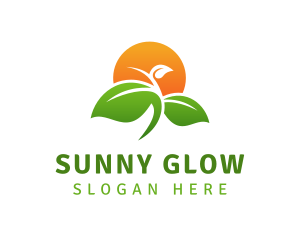 Sunny Plant Farming logo design