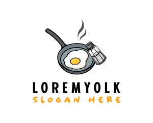 Egg Pan Cooking logo design