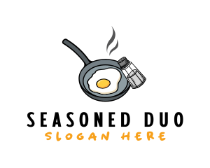 Egg Pan Cooking logo design