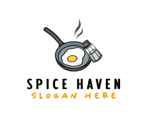 Egg Pan Cooking logo design