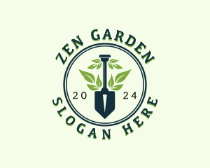 Eco Garden Shovel logo design