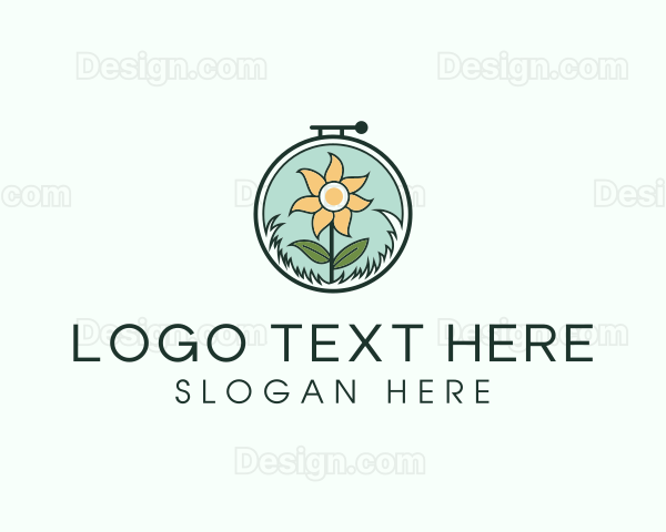 Flower Plant Handicraft Logo