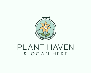 Flower Plant Handicraft logo design