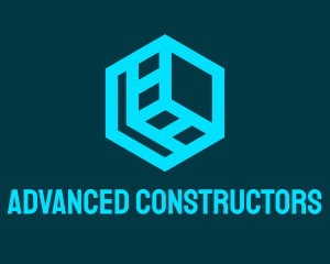 Urban Construction Cube logo design