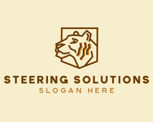 Wildlife Tiger Zoo logo design