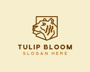 Wildlife Tiger Zoo logo design