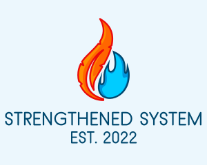 Cold Heat System  logo design