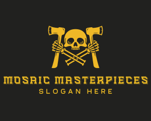 Skull Axe Weaponry Logo