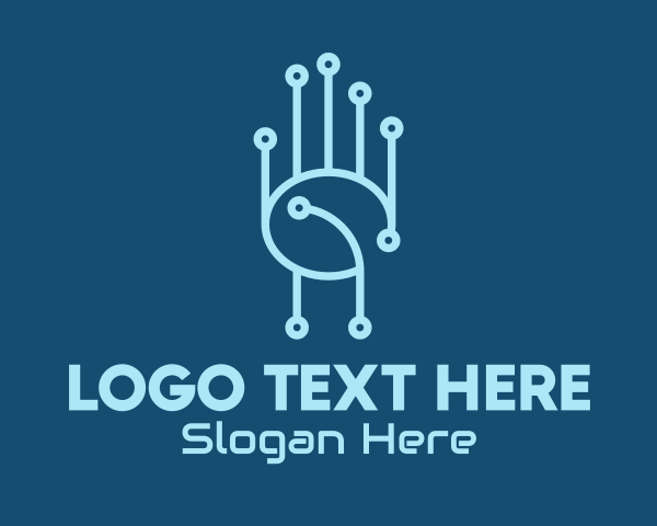 Technological logo example 4