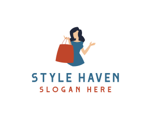 Woman Retail Bag logo