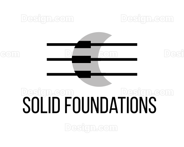 Moon Piano & Strings Logo