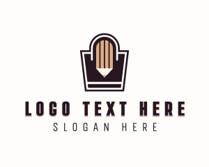 Pencil Shopping Bag logo