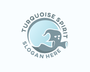 Ghost Halloween Spirit logo