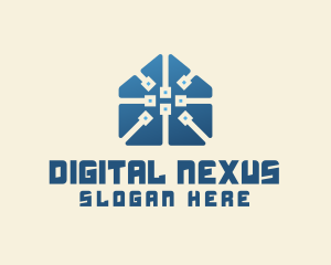 Digital Circuit House logo design