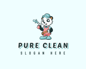 Cleaning Janitor Panda logo