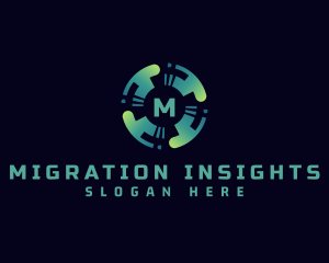 Artificial Intelligence Motion Business logo
