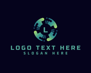 Artificial Intelligence Motion Business logo