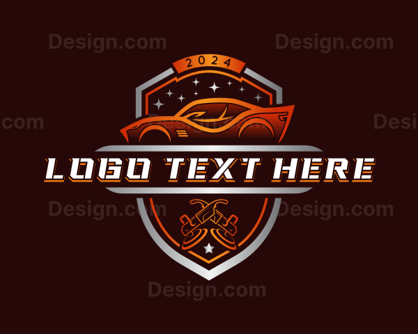 Car Auto Detailing Garage Logo