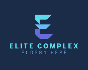 Generic Tech Letter E logo design