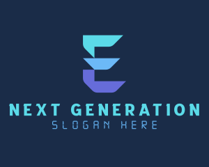 Generic Tech Letter E logo design