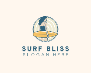 Woman Beachwear Surfer logo