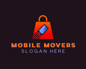 Cellphone Shopping Gadget logo design