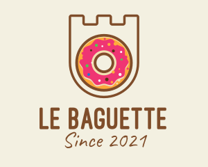 Donut Pastry Shield logo