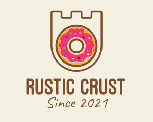 Donut Pastry Shield logo