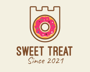 Donut Pastry Shield logo