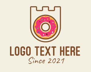 Donut Pastry Shield logo