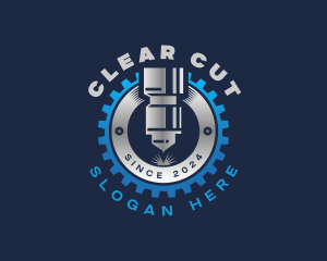 CNC Laser Metalworks logo design