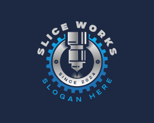 CNC Laser Metalworks logo design