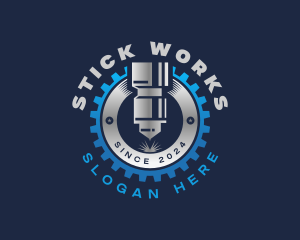 CNC Laser Metalworks logo design