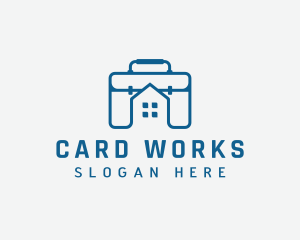 Work Briefcase Home logo design