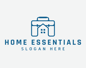 Work Briefcase Home logo design