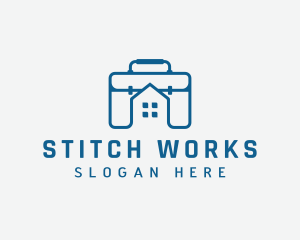 Work Briefcase Home logo design